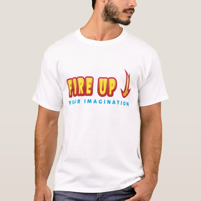 T-shirt Incendie ton imagination (Devant)