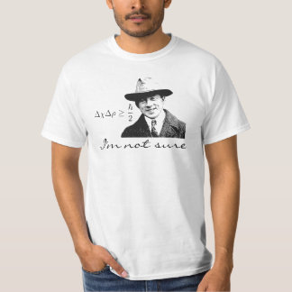 T-shirt Incertitude de Heisenberg