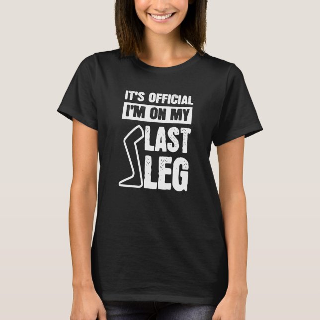 T-shirt Incitation de l'amputation de la jambe Hilariée (Devant)
