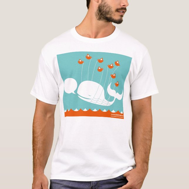T-shirt Incitez FailWhale à dire quelque chose pièce en t (Devant)