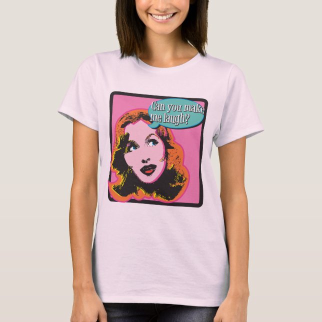T-shirt Incitez-moi à rire (Devant)