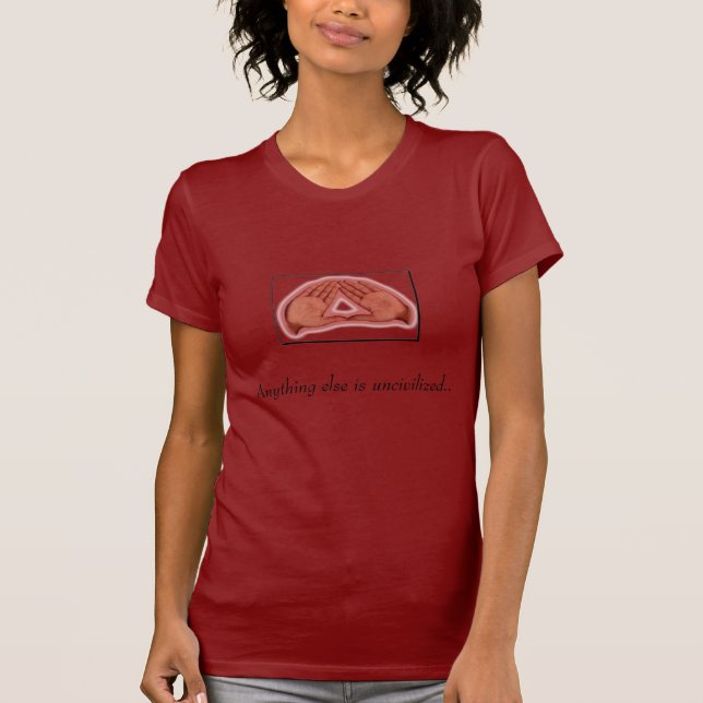 T-shirt Incivilisé. (Devant)