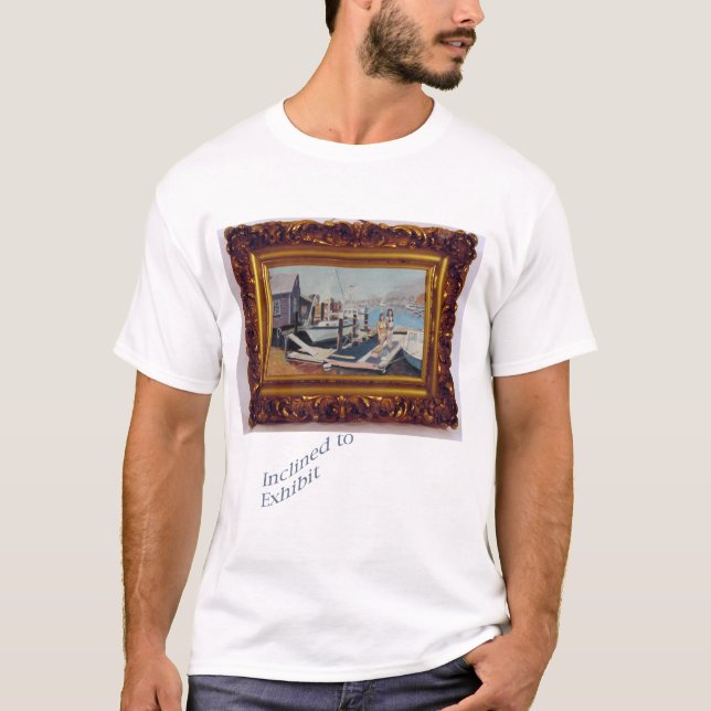 T-shirt incliné à exhibit2 (Devant)