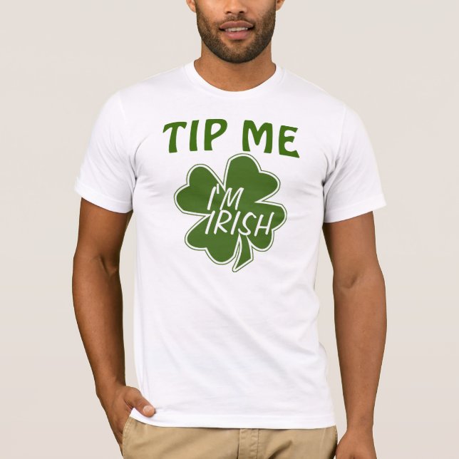 T-shirt Inclinez-moi que je suis irlandais (Devant)