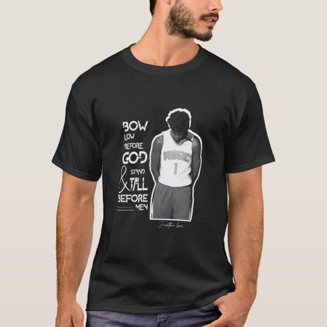 T-shirt Inclinez-vous devant Dieu Jonathan Isaac (Devant)