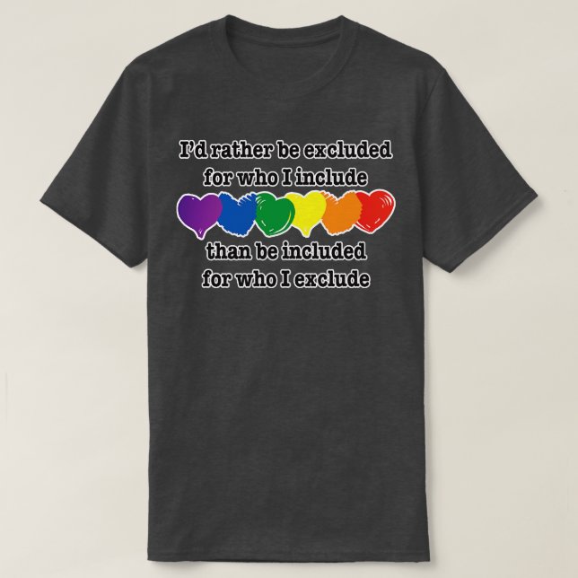 T-shirt Inclusion (Design devant)