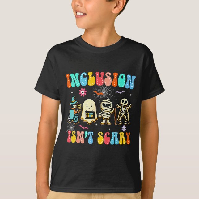 T-shirt Inclusion Isn't Y Halloween Sped Teacher Women Men (Devant)