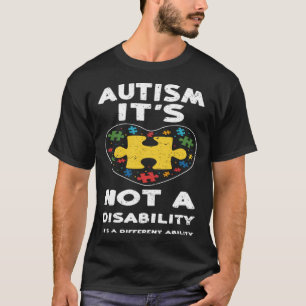 T-shirt Inclusion L'autisme Ce n'est pas un handicap L'aut