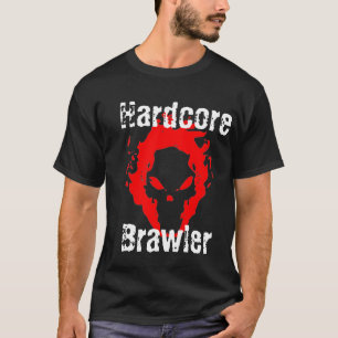 T-shirt inconditionnel de noir de bagarreur