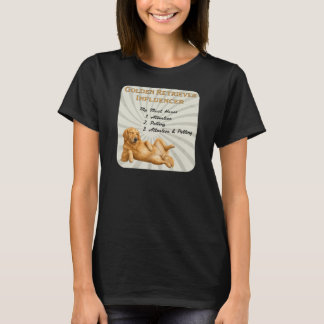 T-shirt Incontournables d'un Influenceur Golden Retriever