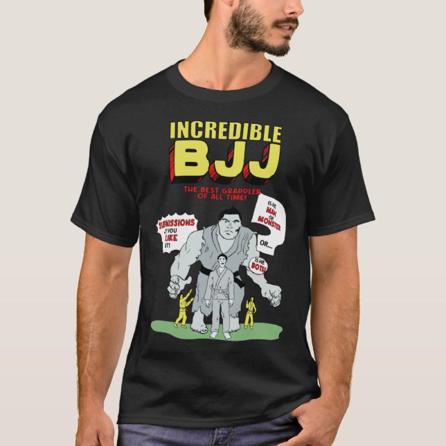 T-shirt Incredible BJJ Brazilian Jiu Jitsu BJJ MMA (Devant)
