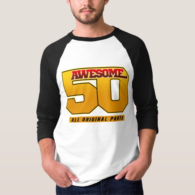 T-shirt Incroyable 50 ans Anniversaire de naissance (Devant)