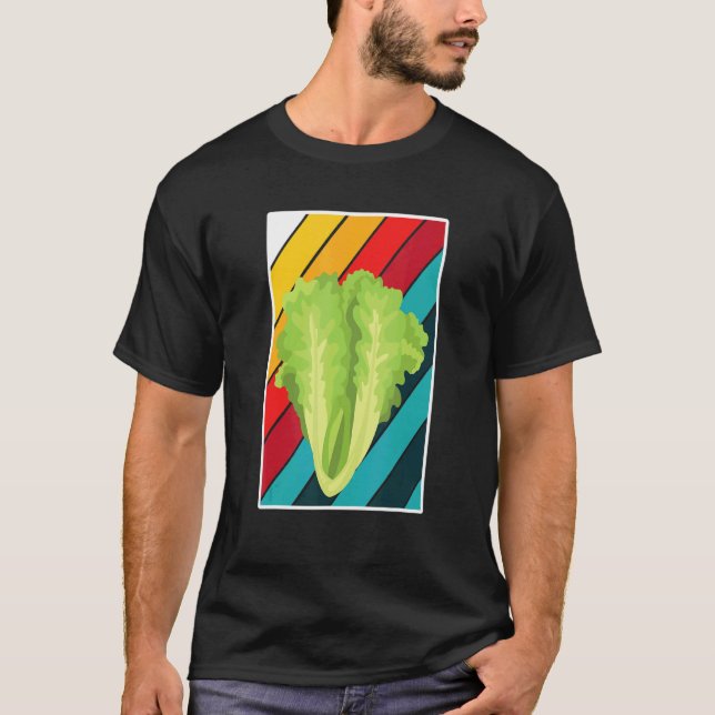T-shirt Incroyable Amour de Laitue Nourriture Végétalienne (Devant)