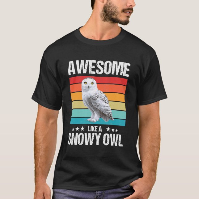 T-shirt Incroyable comme un Harfang des neiges. Harfangs d (Devant)