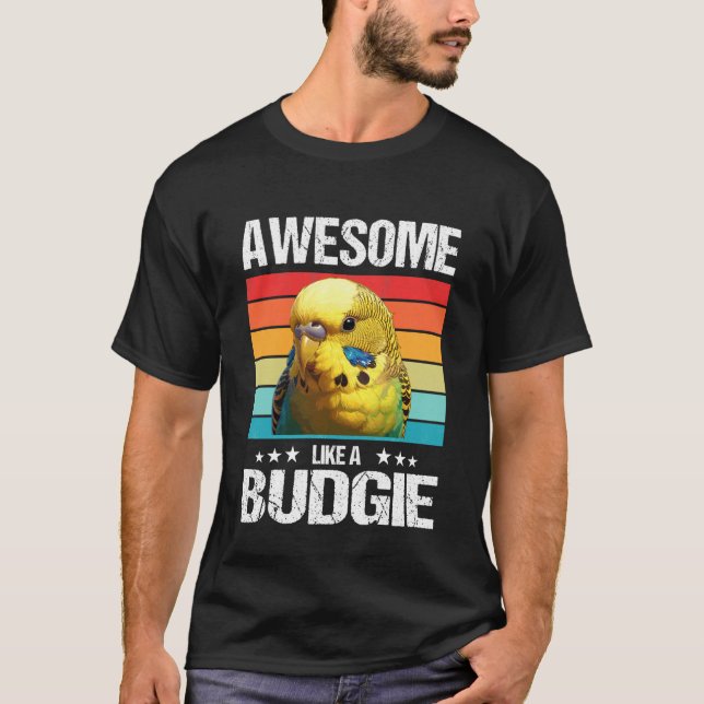 T-shirt Incroyable comme un perruche. Perruches Perruche (Devant)