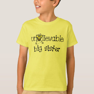 T-shirt incroyable de grande soeur