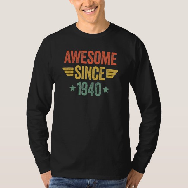 T-shirt Incroyable depuis 1940 (Devant)