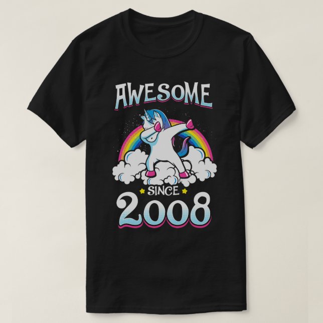 T-shirt Incroyable depuis 2008 1 (Design devant)