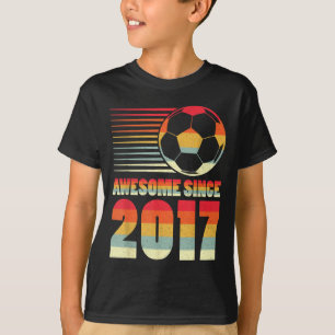 T-shirt Incroyable depuis 2017 Cadeaux de football vintage