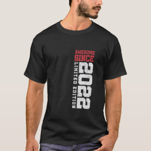 T-shirt Incroyable Depuis 2022 Cadeaux 3 Ans Vintage 3ème 