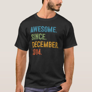 T-shirt Incroyable depuis décembre 2014 8e anniversaire 8
