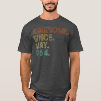 T-shirt Incroyable depuis mai 1954 Vintage 68e anniversair