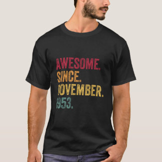 T-shirt Incroyable depuis novembre 1953 69e 69