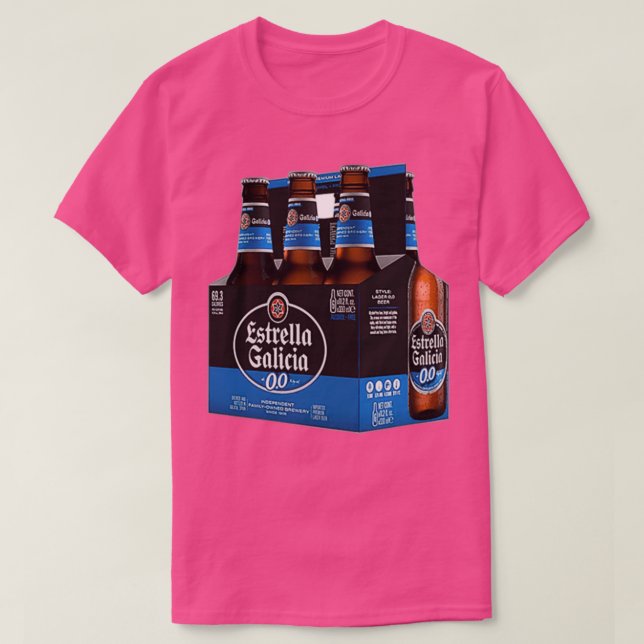 T-shirt Incroyable Estrella Galicia Design T (Design devant)