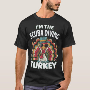 T-shirt Incroyable, je suis la dinde de plongée en scaphan