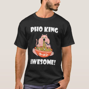 T-shirt Incroyable Pho King Cat Nourriture Asiatique Vietn
