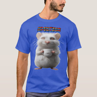T-shirt Incroyable Rat Drink ami café
