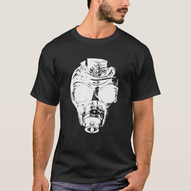 T-shirt Incroyablement Cool Steampunk Respiration Masque (Devant)