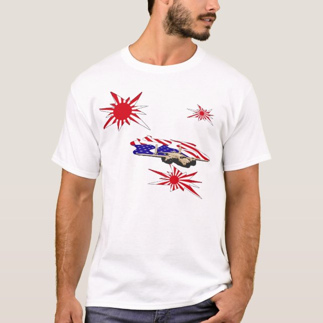 T-shirt Incursion de B-25 Mitchell Doolittle (Devant)