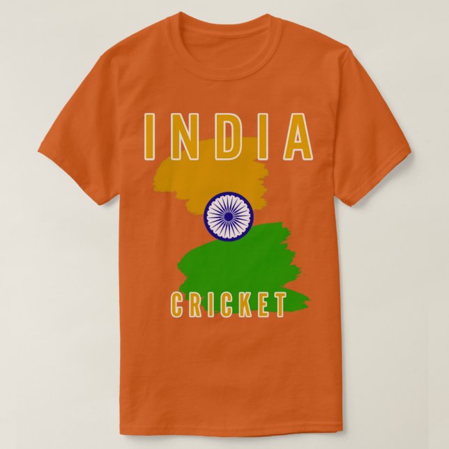 T-shirt Inde Cricket2 (Design devant)
