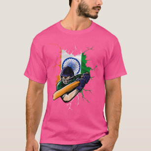 T-shirt Inde Cricket National Fans Team Jersey Indian