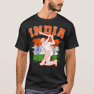 T-shirt Inde Cricket Supporters Shirt Jersey Cric Indien