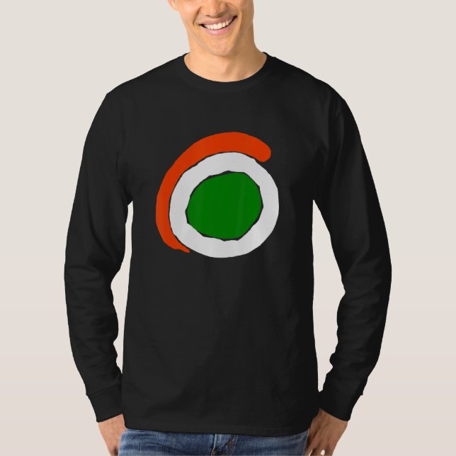 T-shirt Inde  Drapeau de l'Inde  Drapeau indien Cartes ind (Devant)
