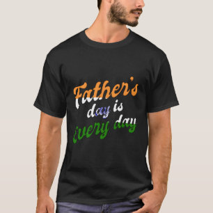 T-shirt Inde Drapeau Indien Fière Amour Père Papa Pères