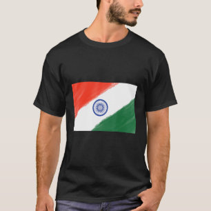 T-shirt Inde Drapeau Souvenir Patrimoine Voyage
