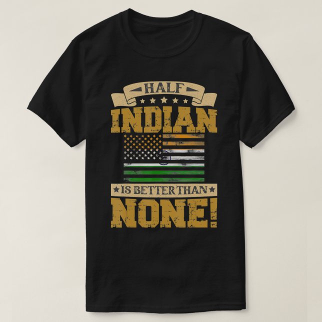 T-shirt Inde Drapeau Souvenirs pour Indiens Hommes & Femme (Design devant)