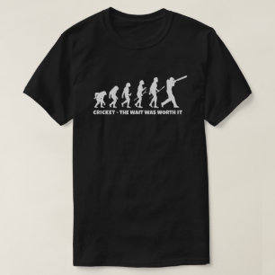 T-shirt Inde Évolution du joueur de cricket Inde Équipe de