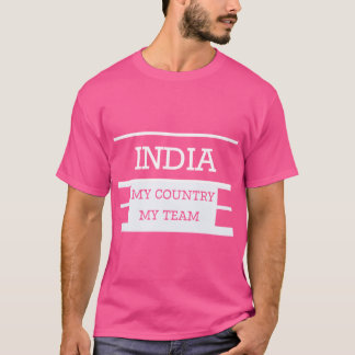 T-shirt Inde Mon Pays Mon Équipe Concept