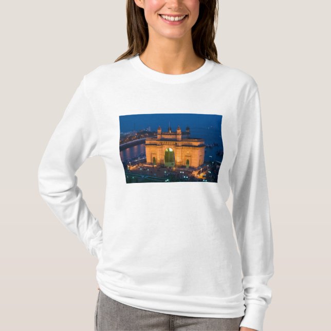 T-shirt INDE, Mumbai (Bombay) : Porte de l'Inde / (Devant)