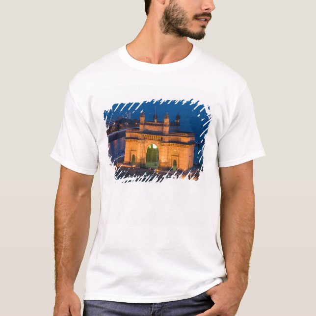 T-shirt INDE, Mumbai (Bombay) : Porte de l'Inde / (Devant)