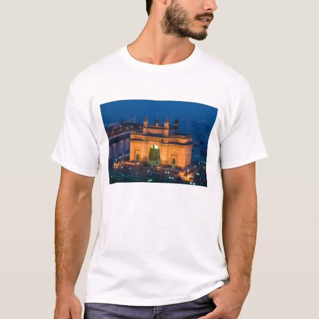 T-shirt INDE, Mumbai (Bombay) : Porte de l'Inde / (Devant)