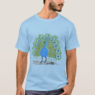 T-shirt Inde Peacock, les yeux de Wendy C. Allen