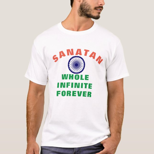 T-shirt Inde Sanatan forte patriotique Desi Fierté indienn (Devant)