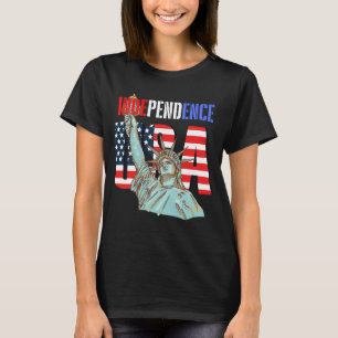 T-shirt Independance USA Amérique Statue de la Liberté Pat