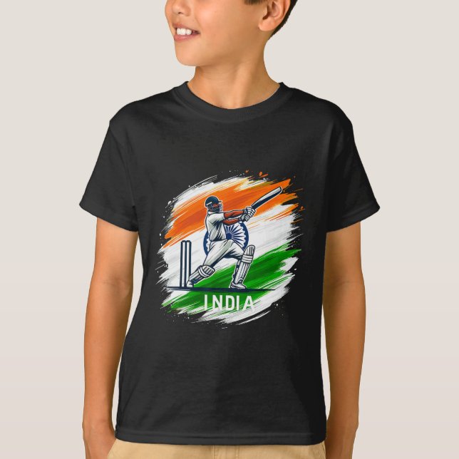 T-shirt India Cricket 3  (Devant)