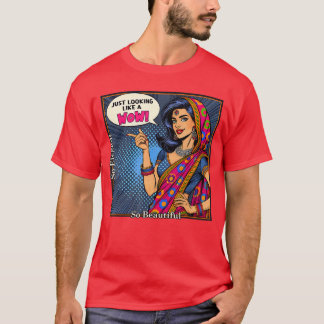 T-shirt Indian Meet Me in India Funny Just Looking Like A 